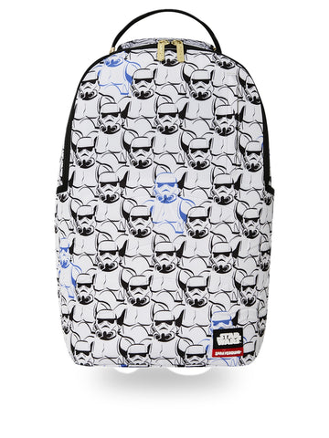 Sprayground Star Wars Stormtrooper Pattern Backpack - Zaini Unisex - Bianco/Nero