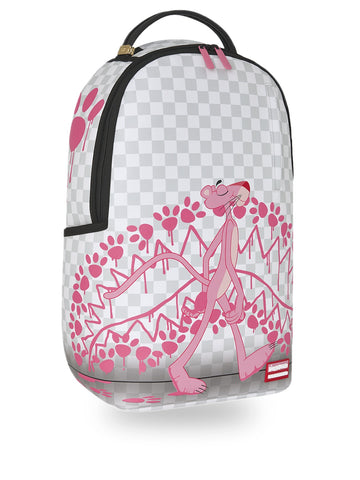 Sprayground Pink Panther Pawprints - Zaini Unisex - Bianco