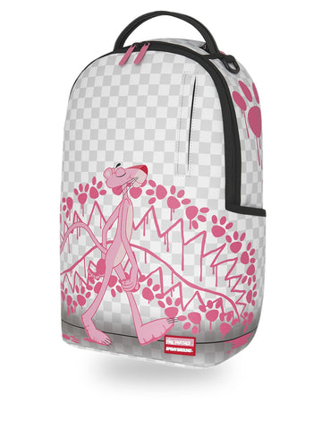 Sprayground Pink Panther Pawprints - Zaini Unisex - Bianco