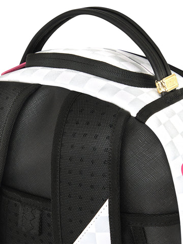 Sprayground Pink Panther Pawprints - Zaini Unisex - Bianco