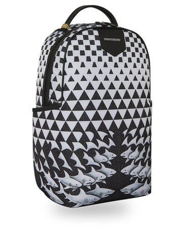 Sprayground Eschark Backpack - Zaini Unisex - Bianco/Nero