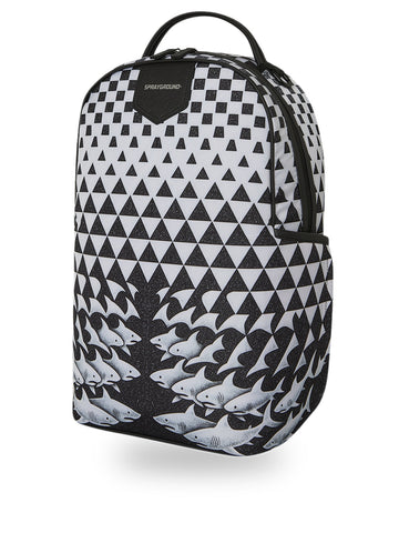 Sprayground Eschark Backpack - Zaini Unisex - Bianco/Nero