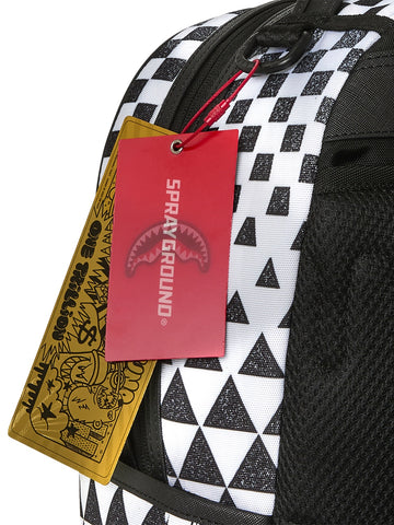 Sprayground Eschark Backpack - Zaini Unisex - Bianco/Nero