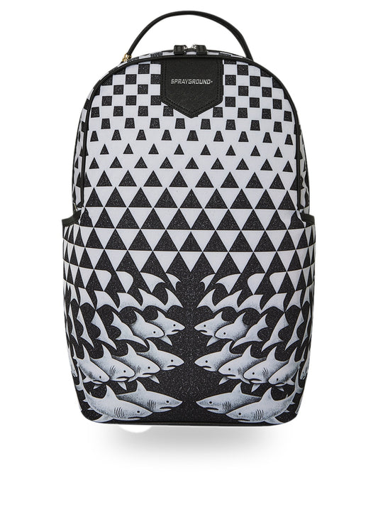 Sprayground Eschark Backpack - Zaini Unisex - Bianco/Nero