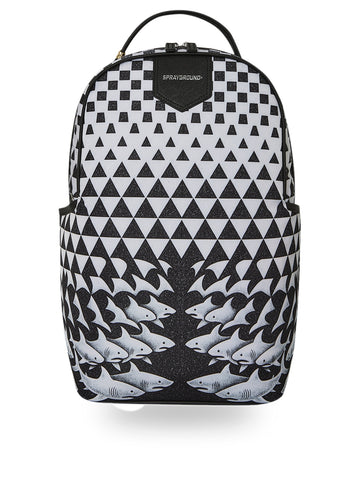 Sprayground Eschark Backpack - Zaini Unisex - Bianco/Nero
