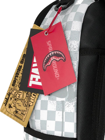 Sprayground Marvel Wakanda Forever White Check Backpack - Zaini Unisex - Bianco
