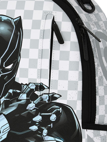 Sprayground Marvel Wakanda Forever White Check - Zaini Unisex - Bianco