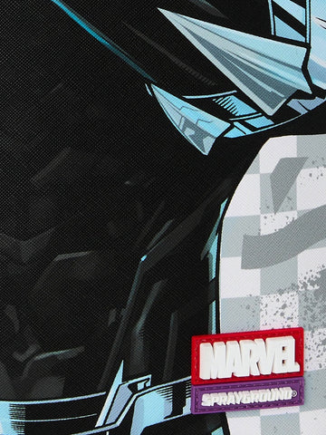 Sprayground Marvel Wakanda Forever White Check Backpack - Zaini Unisex - Bianco
