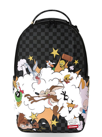 Sprayground Looney Tunes Fight Cloud Backpack - Zaini Unisex - Nero/Multicolore