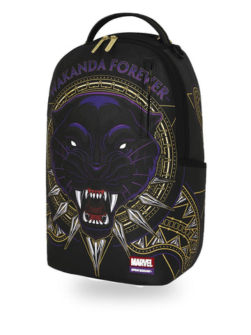 Sprayground Marvel Black Panther Emblem Backpack - Zaini Unisex - Nero