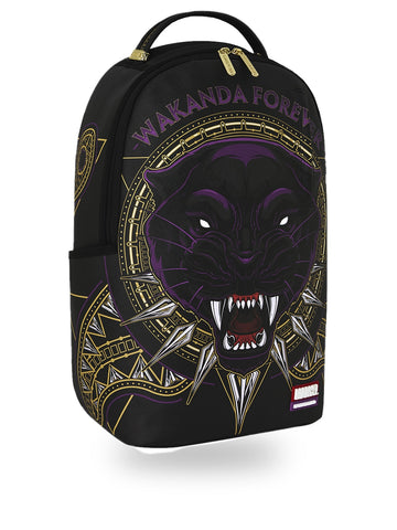 Sprayground Marvel Black Panther Emblem Backpack - Zaini Unisex - Nero