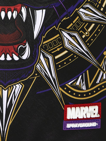 Sprayground Marvel Black Panther Emblem Backpack - Zaini Unisex - Nero