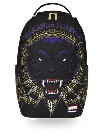 Sprayground Marvel Black Panther Emblem Backpack - Zaini Unisex - Nero