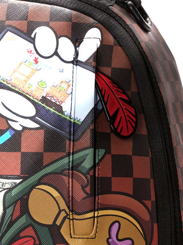 Sprayground Money Boy Chillin On Big Angry Bird Backpack - Zaini Unisex - Multicolore