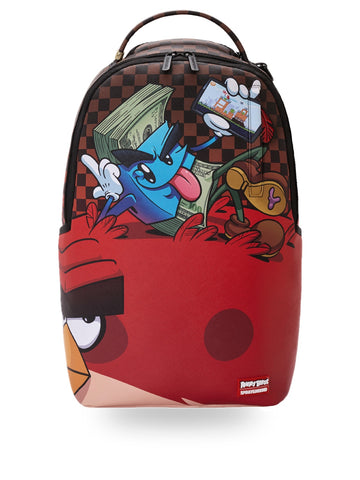 Sprayground Money Boy Chillin On Big Angry Bird Backpack - Zaini Unisex - Multicolore