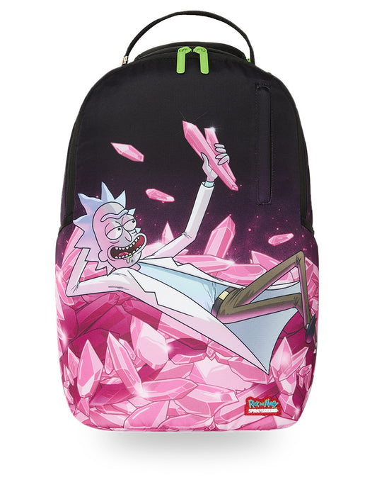 Sprayground Rick And Morty Kalaxian Crystal Pile - Zaini Unisex - Nero/rosa