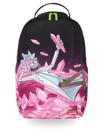 Sprayground Rick And Morty Kalaxian Crystal Pile - Zaini Unisex - Nero/rosa