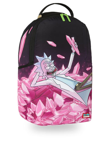Sprayground Rick And Morty Kalaxian Crystal Pile - Zaini Unisex - Nero/rosa