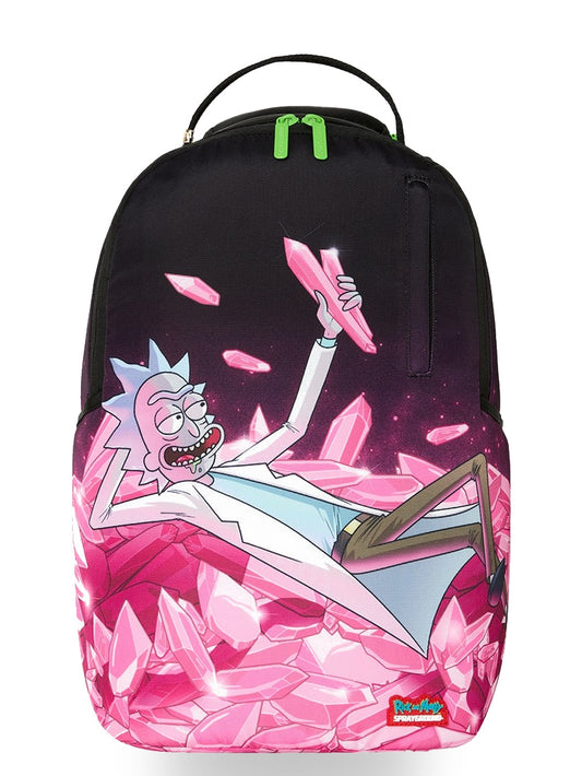 Sprayground Rick And Morty Kalaxian Crystal Pile - Zaini Unisex - Nero/rosa