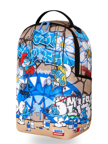 Sprayground Smurfs Art Party Backpack - Zaini Unisex - Multicolore