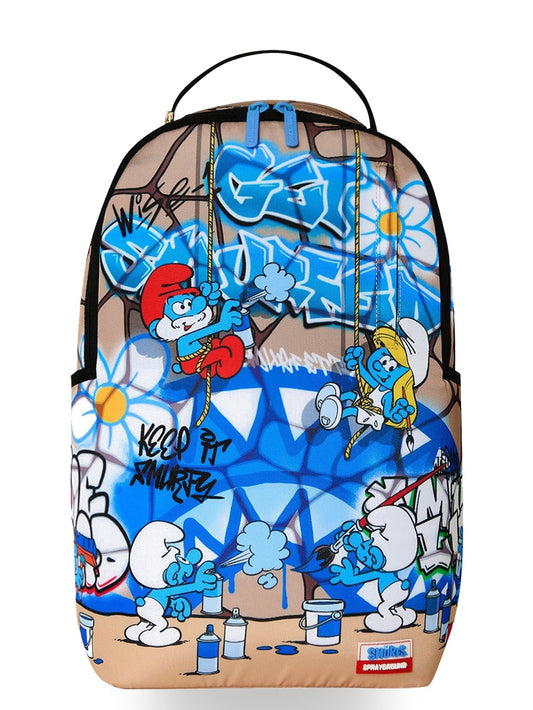 Sprayground Smurfs Art Party - Zaini Unisex - Multicolore