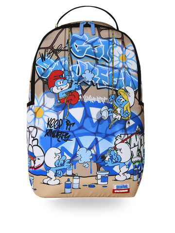 Sprayground Smurfs Art Party - Zaini Unisex - Multicolore