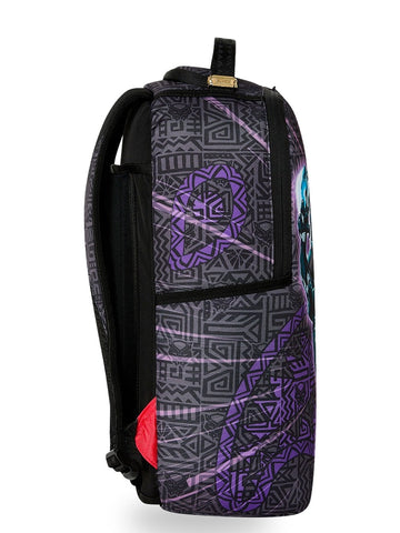 Sprayground Marvel Black Panther Group Shot Backpack - Zaini Unisex - Nero/Viola