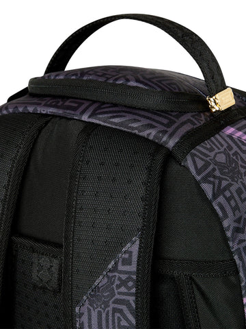 Sprayground Marvel Black Panther Group Shot Backpack - Zaini Unisex - Nero/Viola
