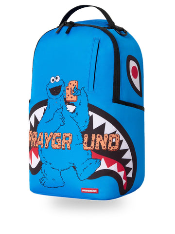 Sprayground Sesame Street Sg Core Cookie Logo Backpack - Zaini Unisex - Celeste