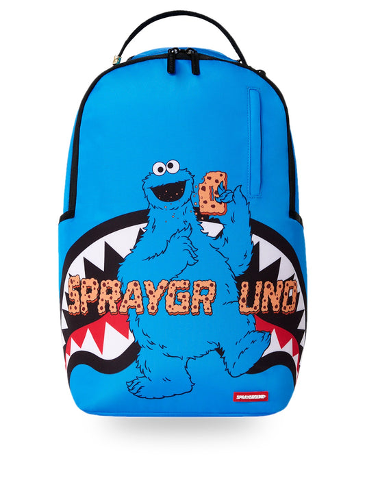 Sprayground Sesame Street Sg Core Cookie Logo Backpack - Zaini Unisex - Celeste