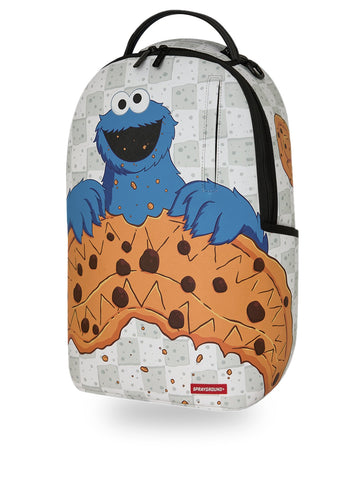 Sprayground Sesame Street Cookie Monster Shark - Zaini Unisex - Bianco