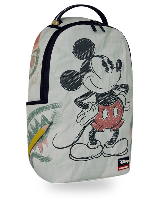 Sprayground Disney Old School Mickey Sketch - Zaini Unisex - Verde