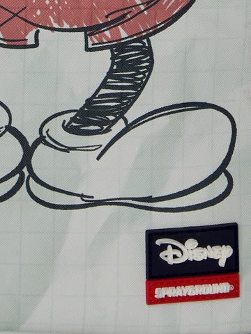 Sprayground Disney Old School Mickey Sketch - Zaini Unisex - Verde