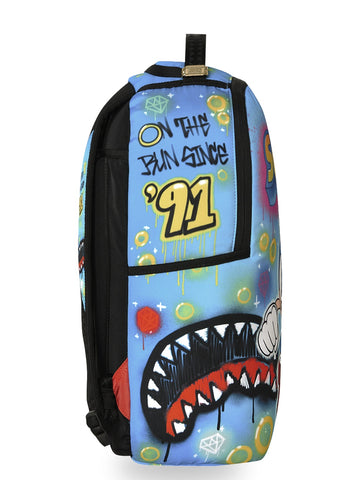 Sprayground Pink Panther Graff Backpack - Zaini Unisex - Bianco