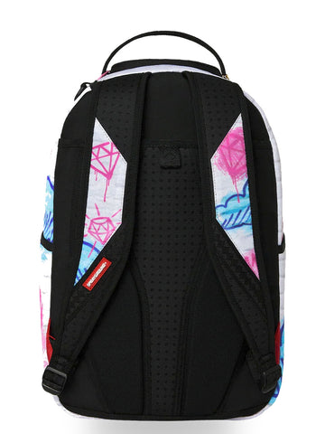 Sprayground Pink Panther Graff Backpack - Zaini Unisex - Bianco