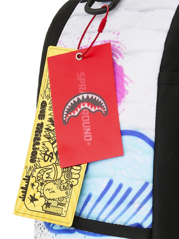Sprayground Pink Panther Graff - Zaini Unisex - Bianco