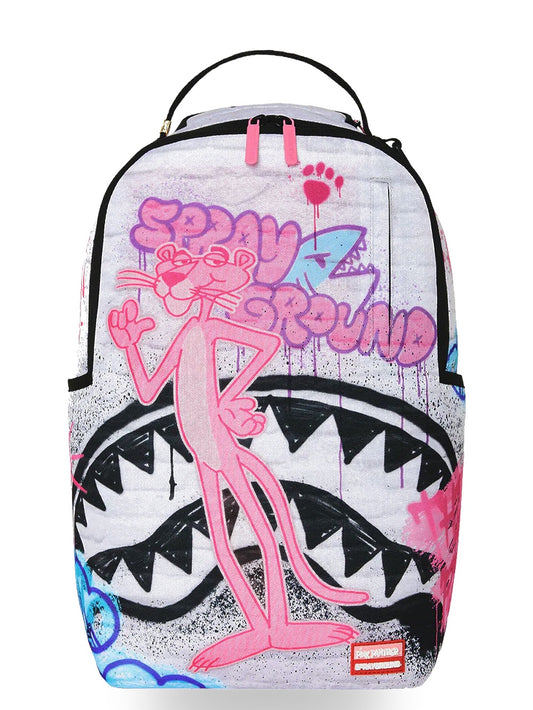 Sprayground Pink Panther Graff - Zaini Unisex - Bianco