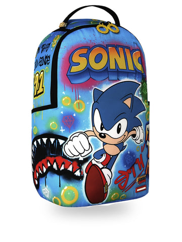 Sprayground Sonic On The Run - Zaini Unisex - Celeste