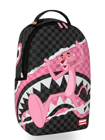 Sprayground Pink Panther On The Run Backpack - Zaini Unisex - Nero/Rosa
