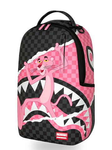 Sprayground Pink Panther On The Run Backpack - Zaini Unisex - Nero/Rosa