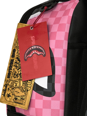 Sprayground Pink Panther On The Run Backpack - Zaini Unisex - Nero/Rosa