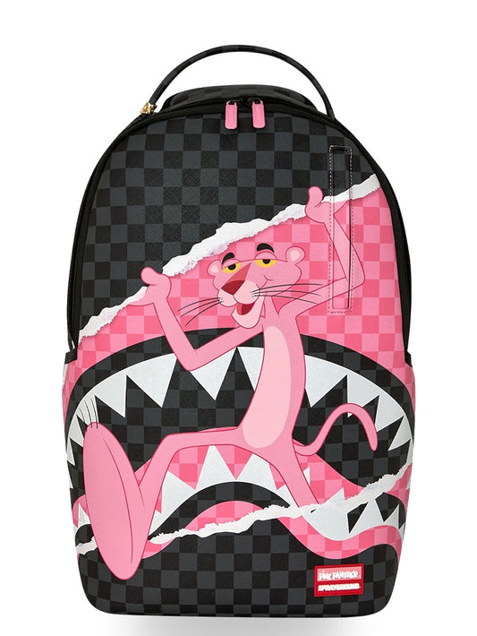 Sprayground Pink Panther On The Run Backpack - Zaini Unisex - Nero/Rosa