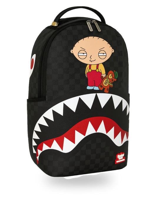 Sprayground Family Guy Stewie Holding Bear Keychain - Zaini Unisex - Nero