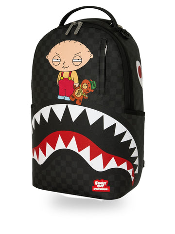 Sprayground Family Guy Stewie Holding Bear Keychain - Zaini Unisex - Nero