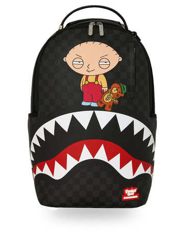 Sprayground Family Guy Stewie Holding Bear Keychain - Zaini Unisex - Nero
