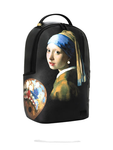 Sprayground Mauritshuis Museum Girl With A Pearl Earring - Zaini Unisex - Nero