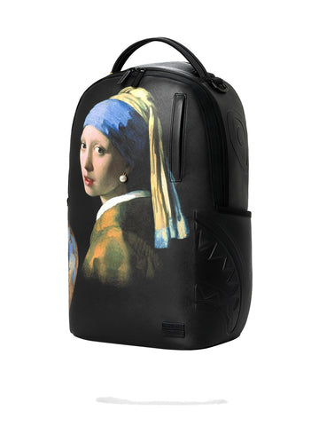Sprayground Mauritshuis Museum Girl With A Pearl Earring - Zaini Unisex - Nero
