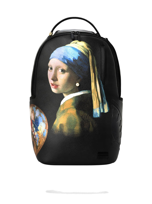 Sprayground Mauritshuis Museum Girl With A Pearl Earring - Zaini Unisex - Nero