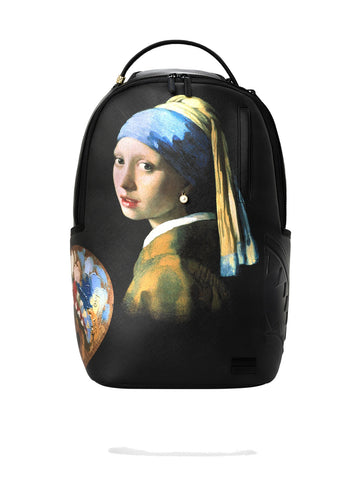 Sprayground Mauritshuis Museum Girl With A Pearl Earring - Zaini Unisex - Nero