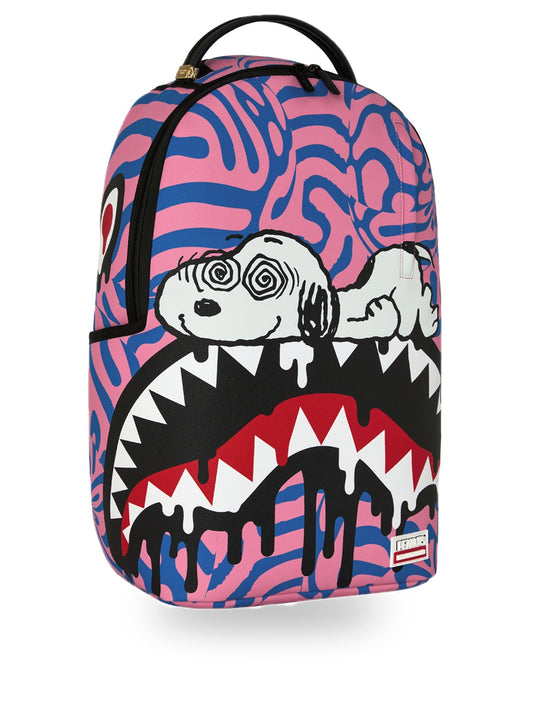 Sprayground Peanuts Snoopy Trippy - Zaini Unisex - Rosa/Celeste